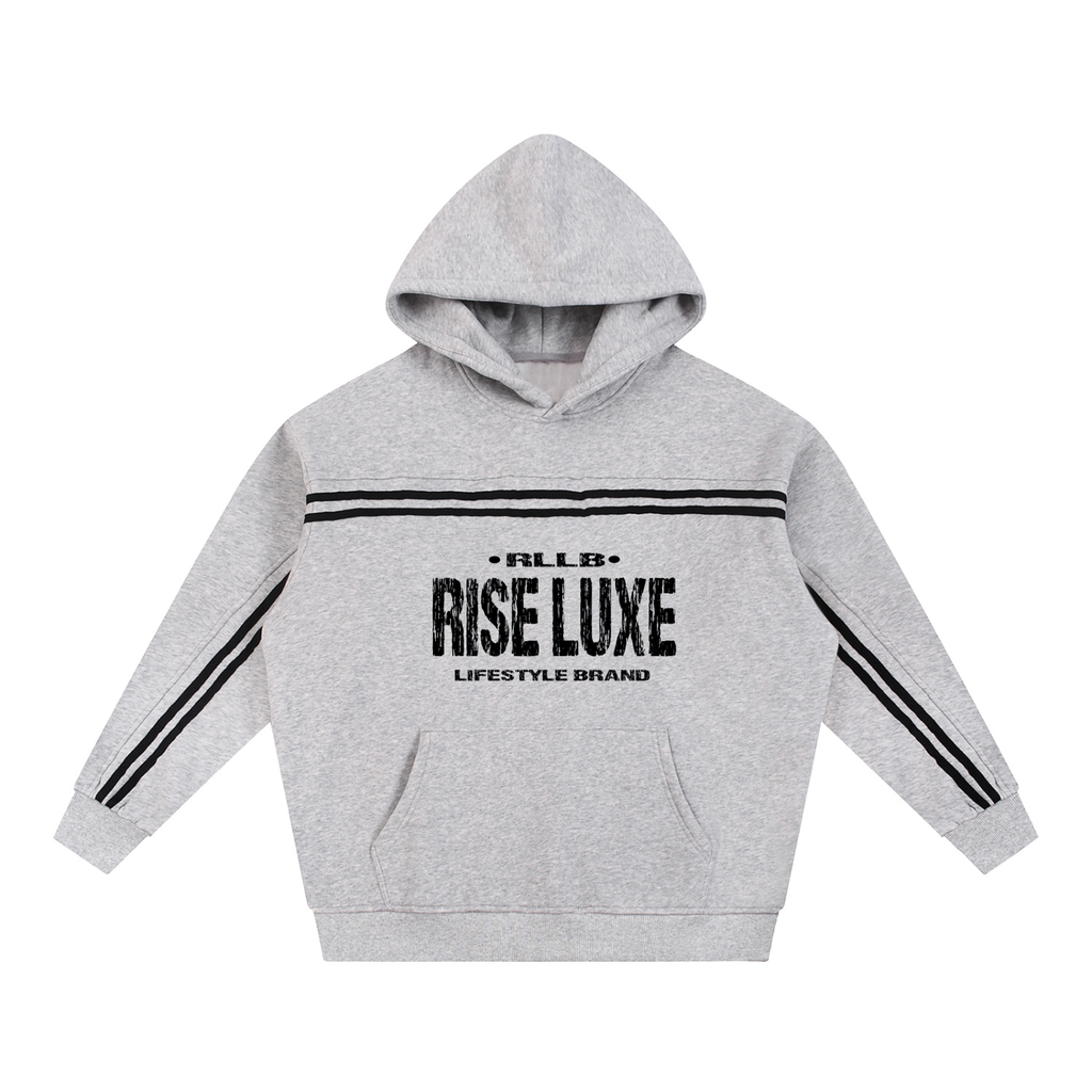 Rise Luxe Sun Fade Contrast Tape Fleece Hoodie (M-XL)