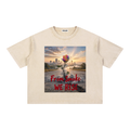 Rise Luxe From Smoke Rose Mineral Wash Boxy Cotton T-Shirt – Light Apricot | S–2XL