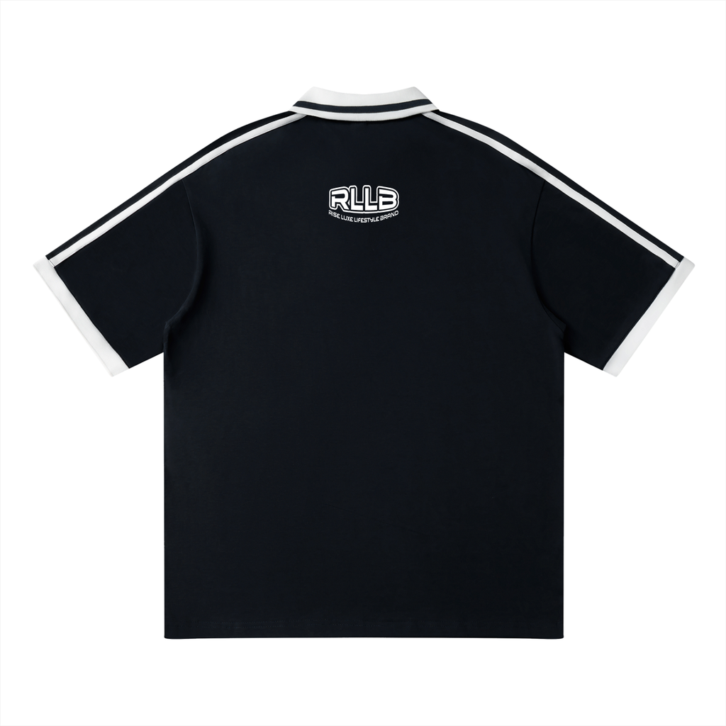 Unisex Contrast Piping Polo Shirt (S - 3XL)