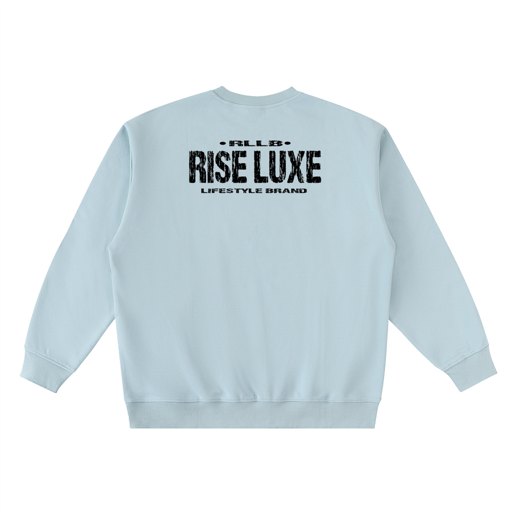 Rise Luxe Oversized Crewneck Taped Sweatshirt (S-3XL)