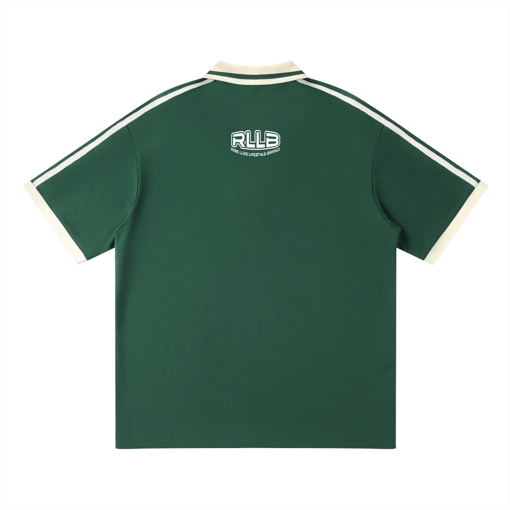 Unisex Contrast Piping Polo Shirt (S - 3XL)