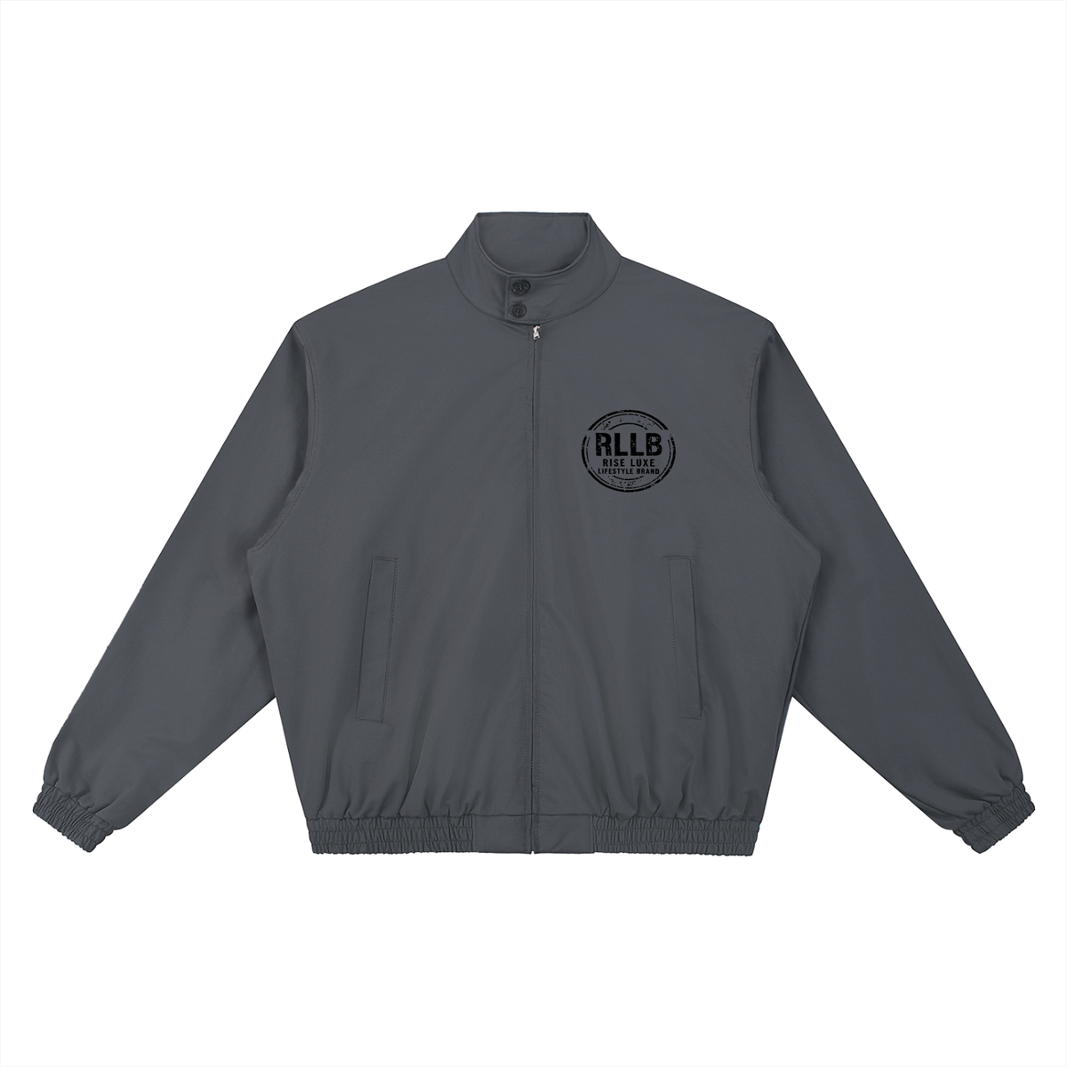 Rise Luxe Stand Collar Bomber Jacket (S -2XL)