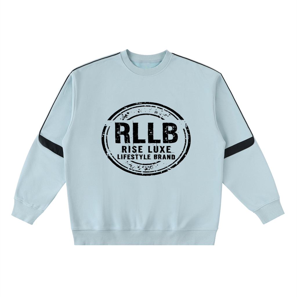 Rise Luxe Oversized Crewneck Taped Sweatshirt (S-3XL)