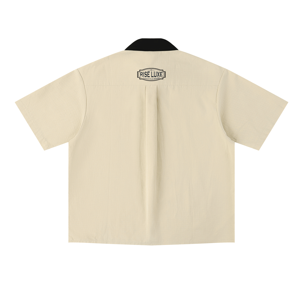 Unisex Color Block Short Sleeve Shirt (S - 2XL)
