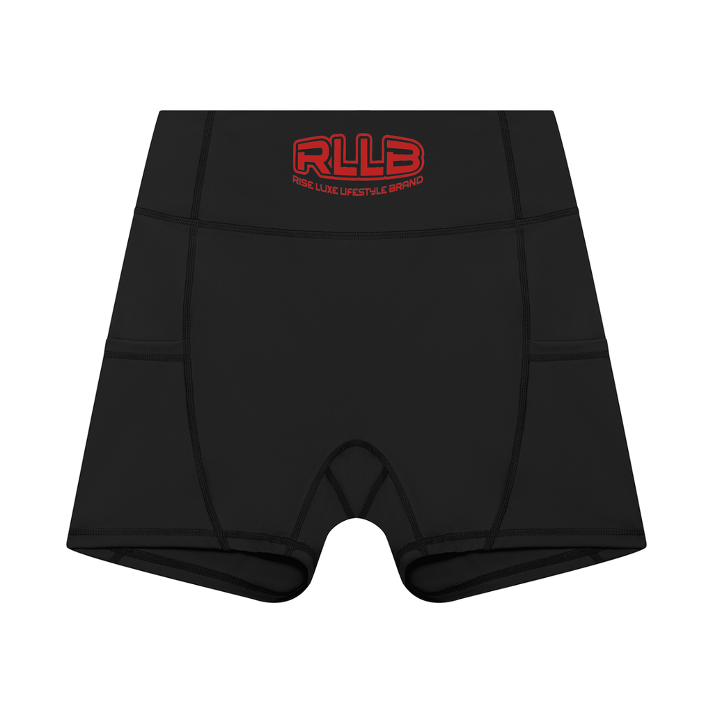 Rise Luxe Women’s High Rise Pocket Yoga Shorts