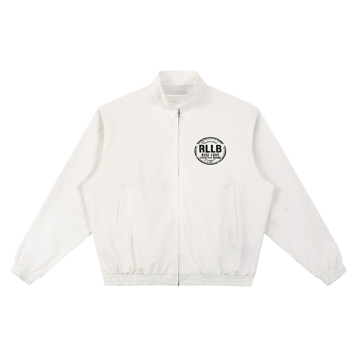 Rise Luxe Stand Collar Bomber Jacket (S -2XL)