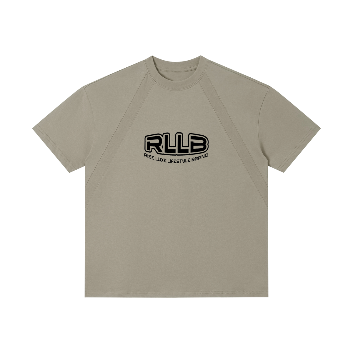 Branded Unisex Tonal Paneled Performance T-Shirt (S - 2XL)