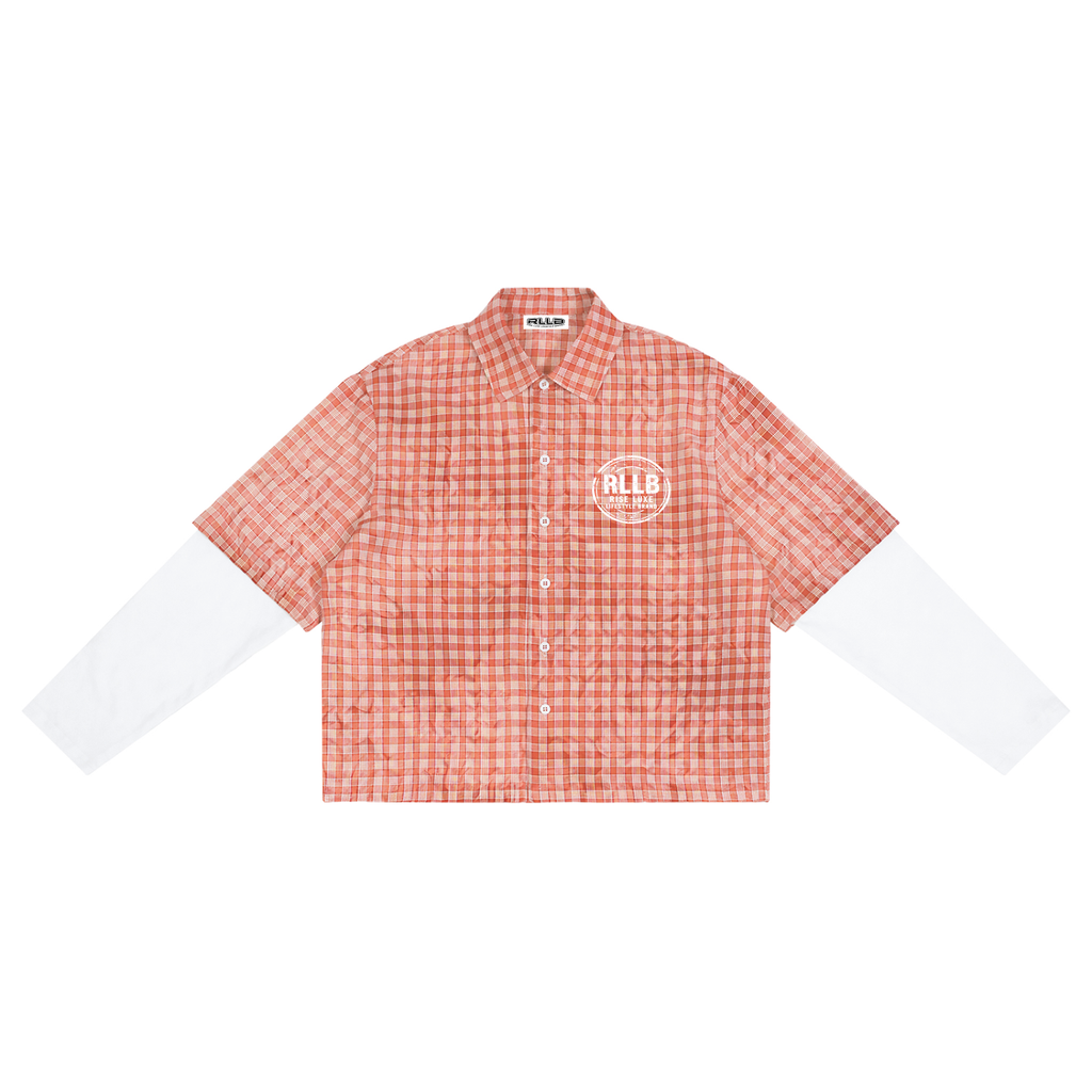 Unisex Vintage Wash Plaid Short Sleeve Shirt (S - 2XL)
