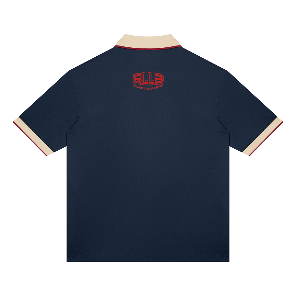 Rise Luxe Unisex Color Block Polo Shirt (S - 3XL)