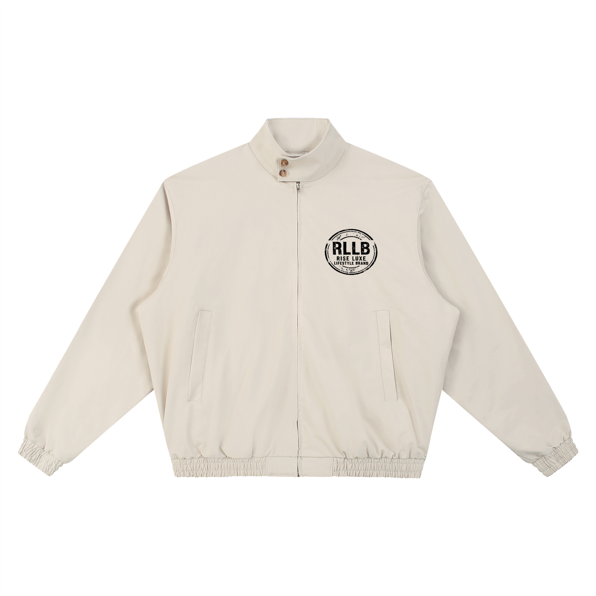 Rise Luxe Stand Collar Bomber Jacket (S -2XL)