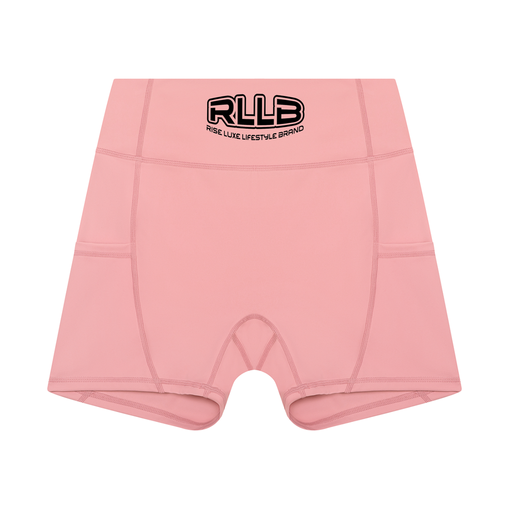Rise Luxe Women’s High Rise Pocket Yoga Shorts