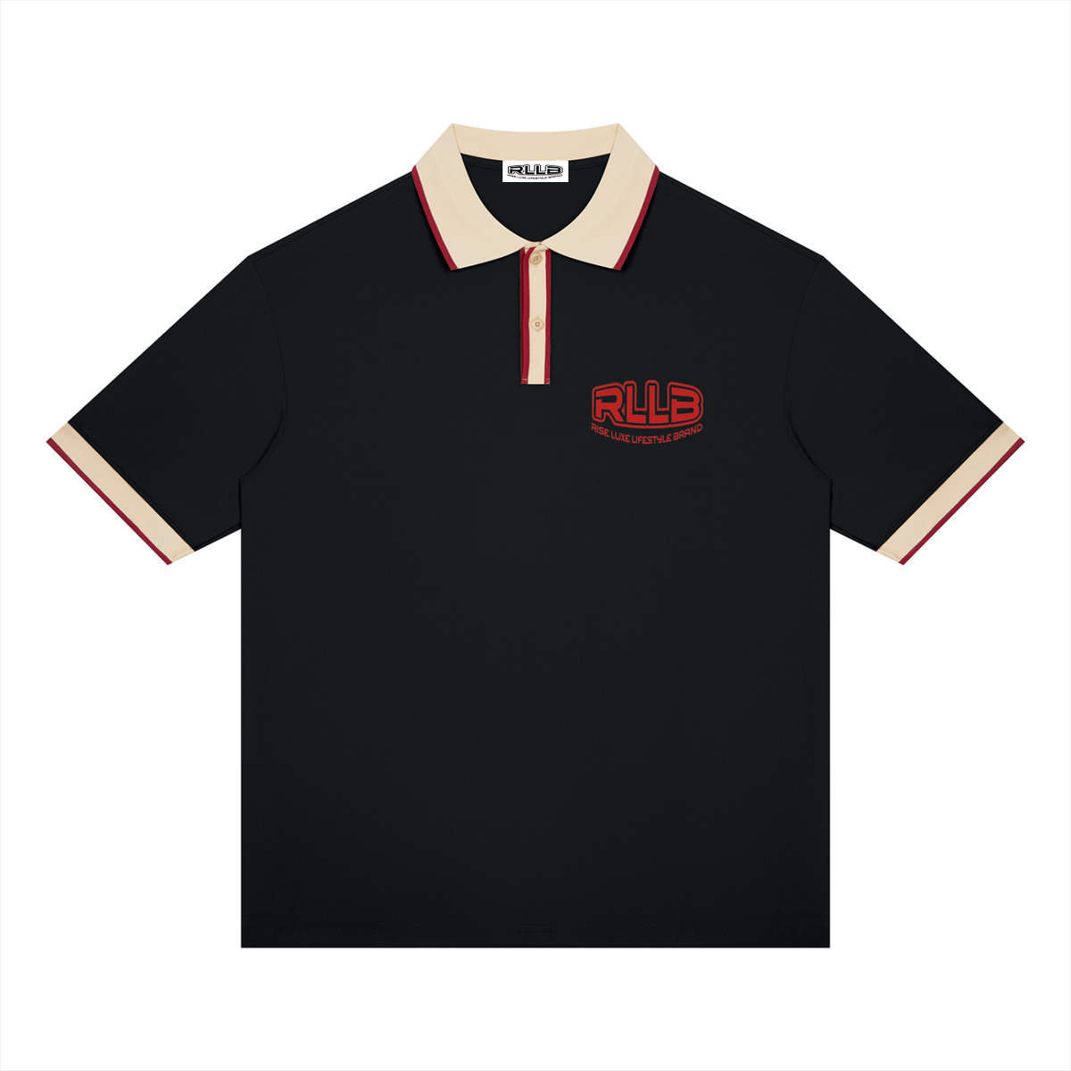 Rise Luxe Unisex Color Block Polo Shirt (S - 3XL)