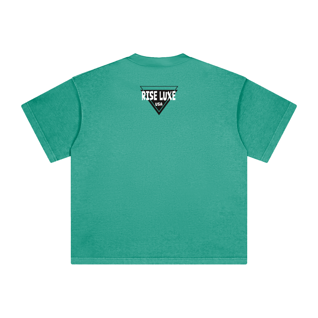 Rise Luxe Classic Heavyweight Vintage Washed T-Shirt (XS-2XL)