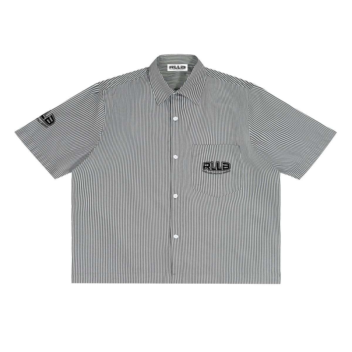 Oversized Vertical Stripe Boxy Shirt (S - 2XL)
