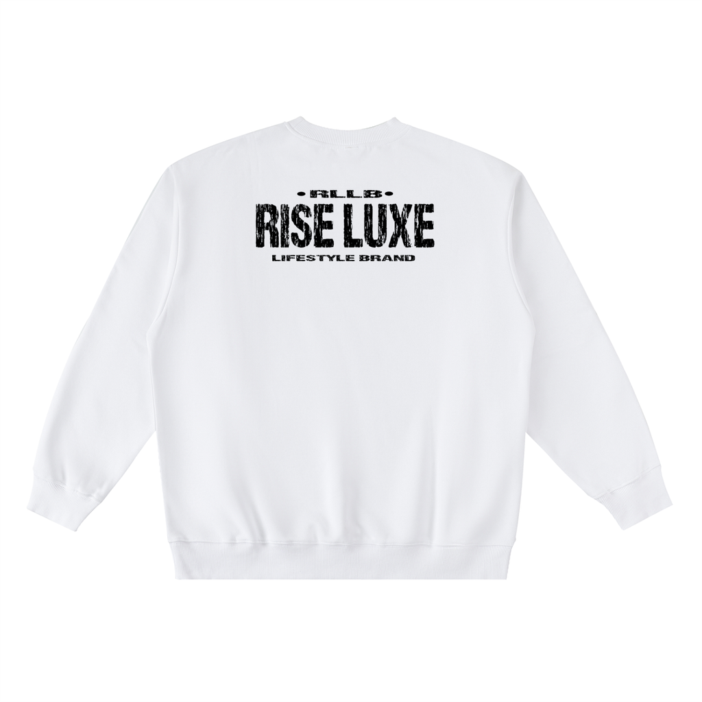 Rise Luxe Oversized Crewneck Taped Sweatshirt (S-3XL)