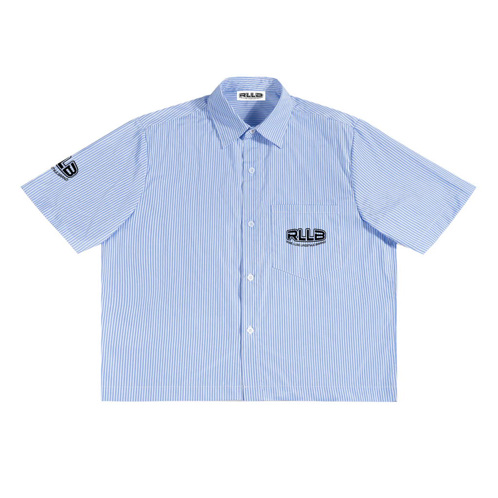 Oversized Vertical Stripe Boxy Shirt (S - 2XL)