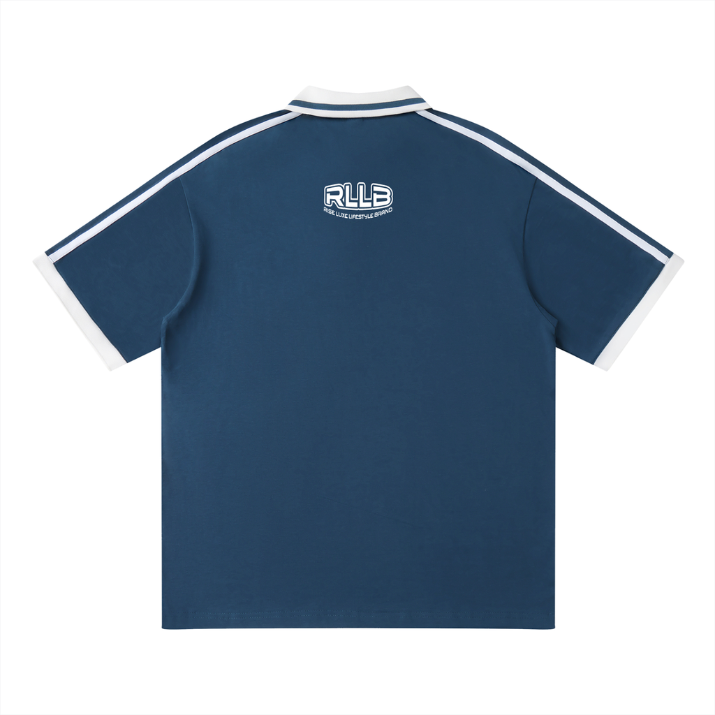Unisex Contrast Piping Polo Shirt (S - 3XL)