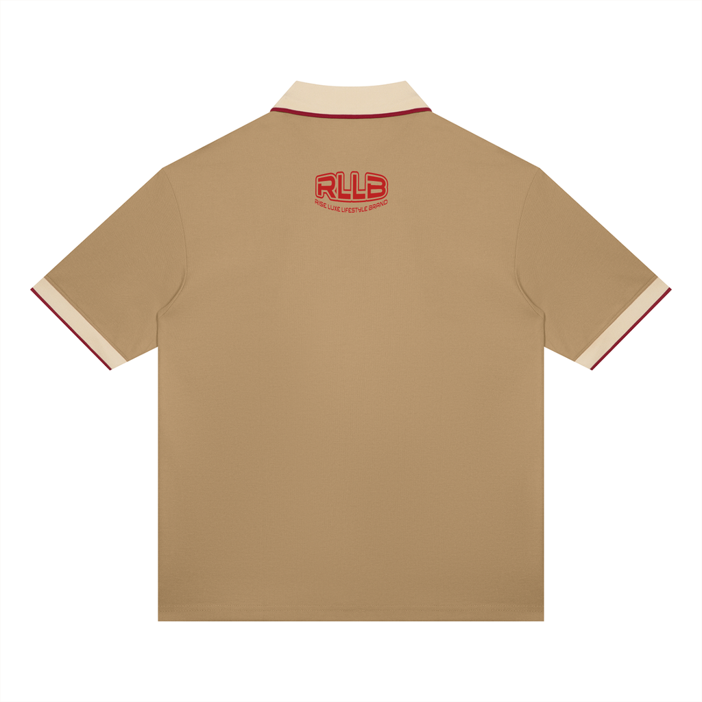 Rise Luxe Unisex Color Block Polo Shirt (S - 3XL)