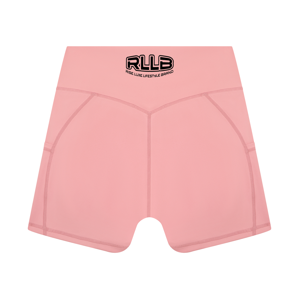 Rise Luxe Women’s High Rise Pocket Yoga Shorts
