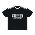 Rise Luxe Unisex Color Block Oversized T-Shirt – Black & White Drop Shoulder Cotton, S–3XL