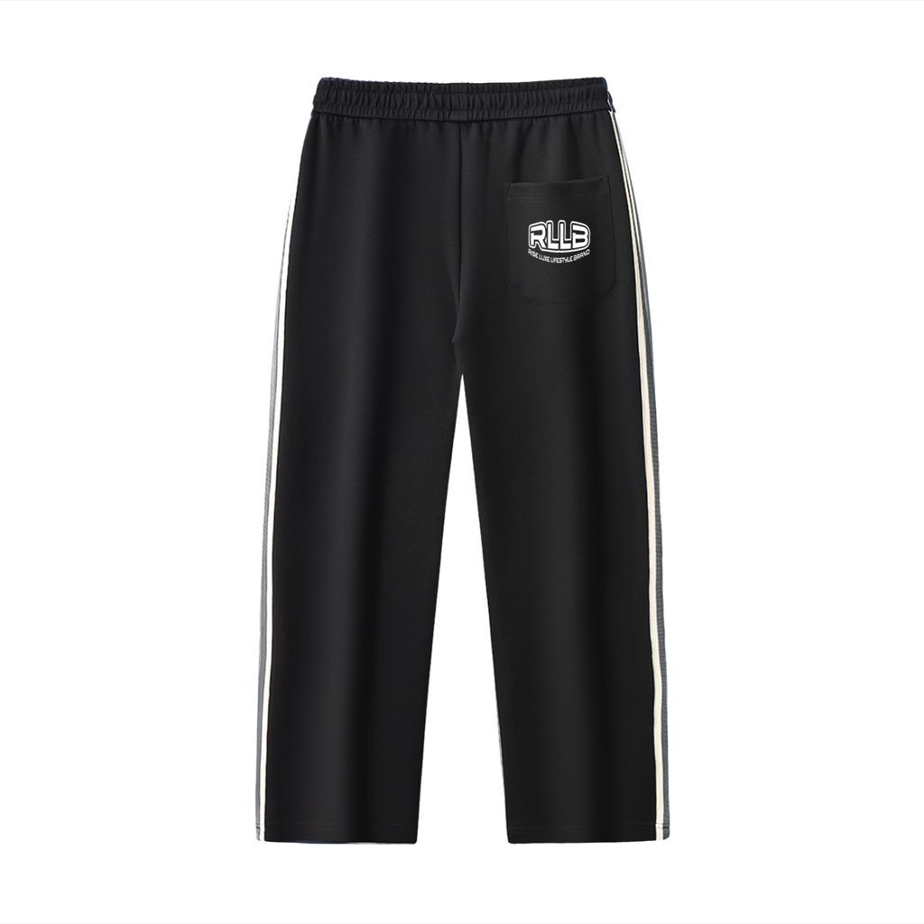 Rise Luxe Contrast Side-Stripe Straight-Leg Pants (Sizes S-2XL)