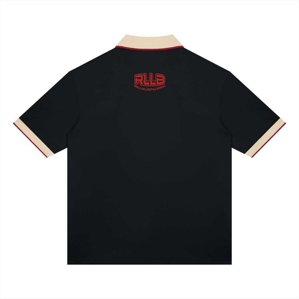 Rise Luxe Unisex Color Block Polo Shirt (S - 3XL)