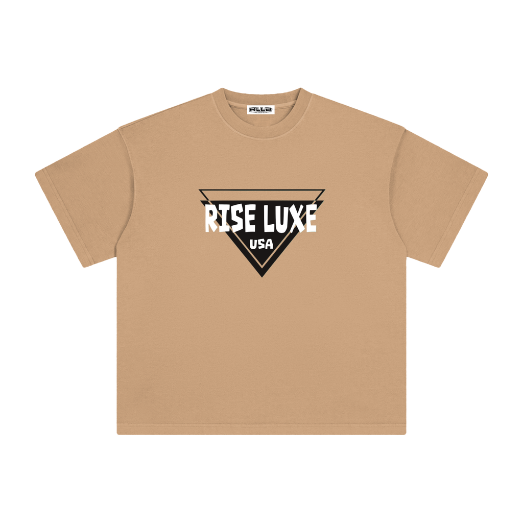 Rise Luxe Classic Heavyweight Vintage Washed T-Shirt (XS-2XL)