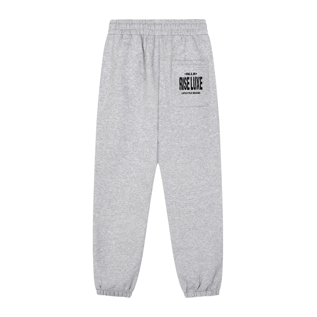 Rise Luxe Sun Fade Contrast Tape Fleece Jogged Sweatpants (M-XL)