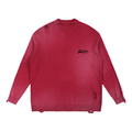 Sun Fade Distressed Ripped Crewneck Sweater (S - 2XL)