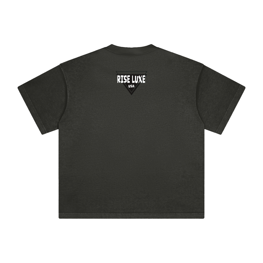 Rise Luxe Classic Heavyweight Vintage Washed T-Shirt (XS-2XL)